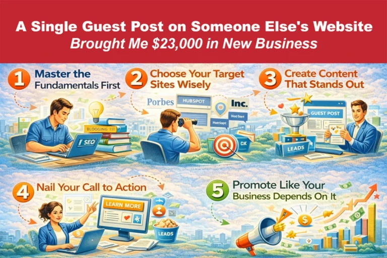 A Single Guest Post on Someone Else’s Website Brought Me $23,000 in New Business