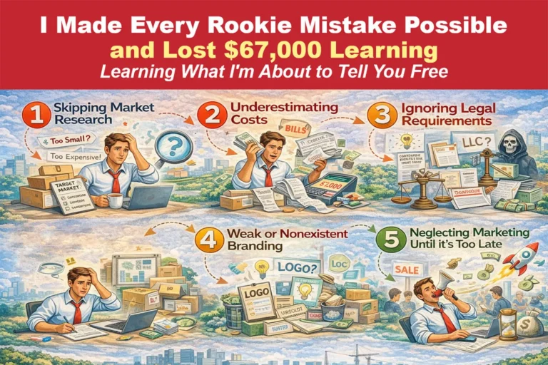 I Made Every Rookie Mistake Possible and Lost $67,000 Learning What I’m About to Tell You Free